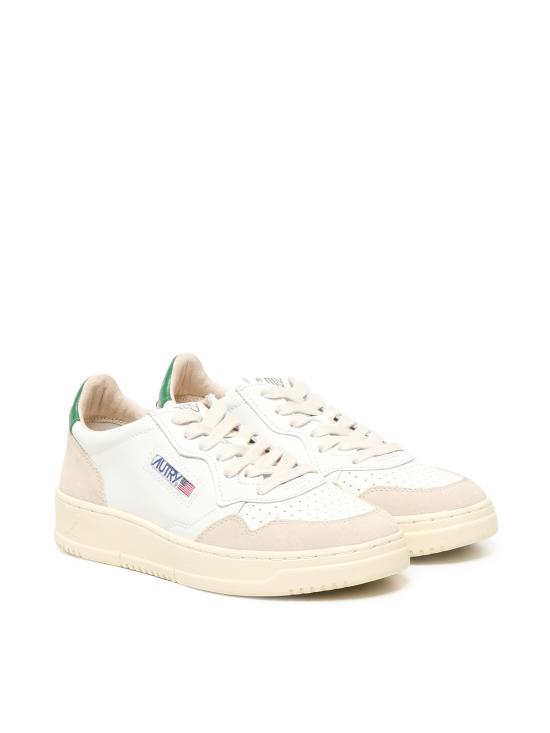 26FW 오트리 메달리스트 로우 스니커즈 AULM LS23 WHITE AMAZON - AUTRY