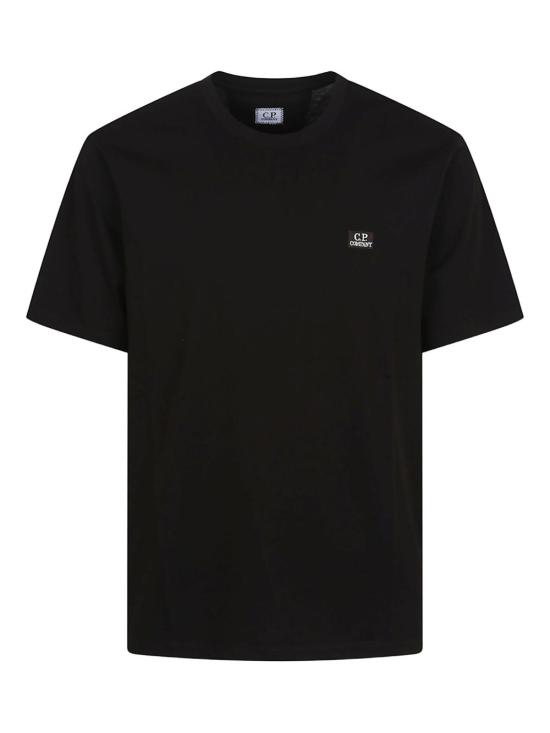 26FW 씨피 컴퍼니 30/1 저지 숏슬리브 로고 패치 티셔츠 RCCMTS726A005100W 999 Black