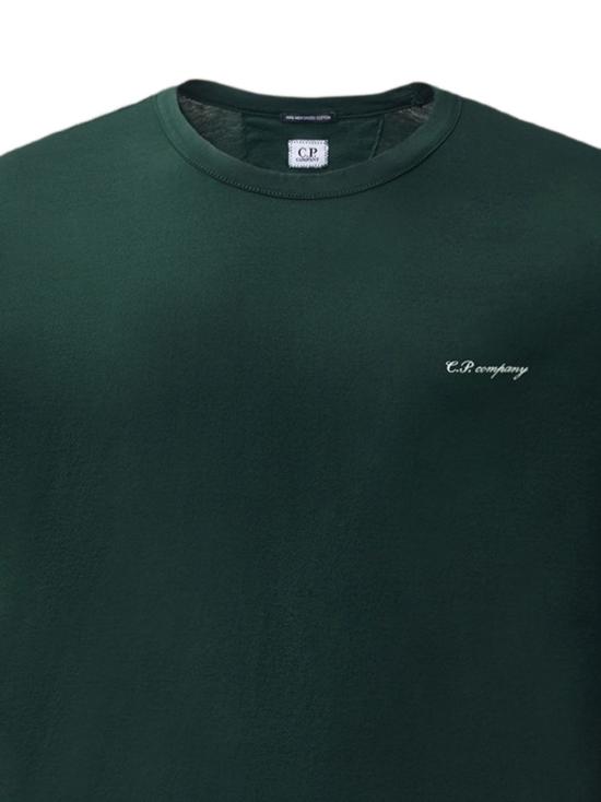 26FW 씨피 컴퍼니 반팔 티셔츠 21CMTS157A006374G 697 Green - C.P. COMPANY