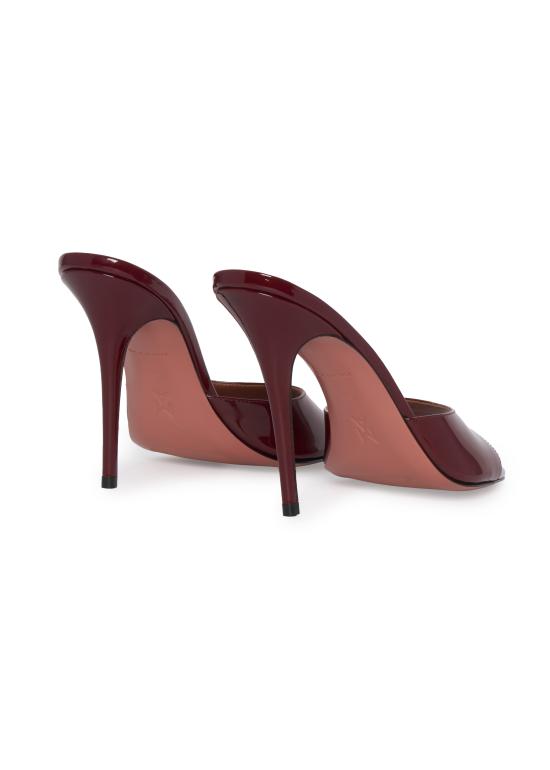 26FW 아미나 무아디 뮬/슬리퍼 ELODIESLIPPERPATENT105 WINE BORDEAUX - AMINA MUADDI