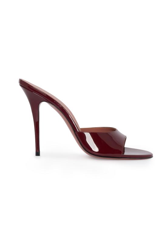 26FW 아미나 무아디 뮬/슬리퍼 ELODIESLIPPERPATENT105 WINE BORDEAUX