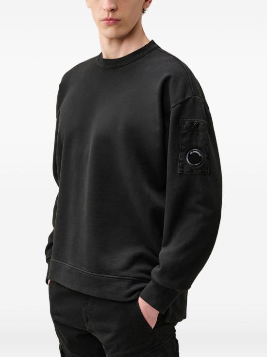 26FW 씨피 컴퍼니 긴팔 티셔츠 21CMSS019A006372M 999 Black