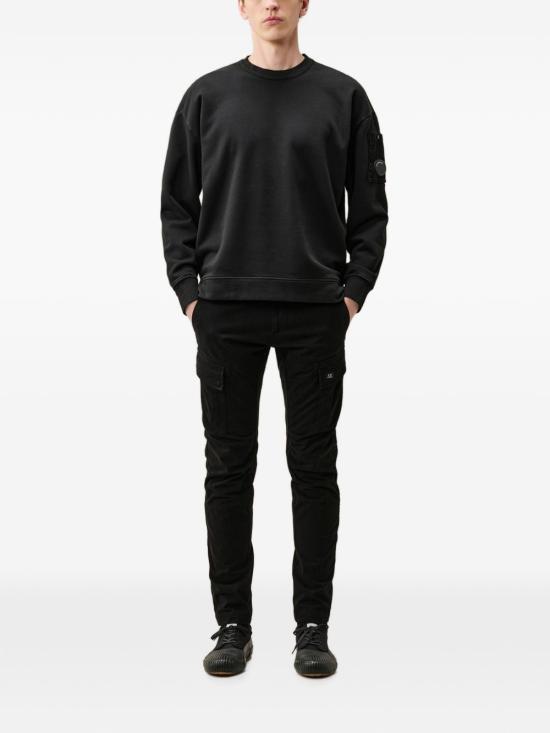 26FW 씨피 컴퍼니 긴팔 티셔츠 21CMSS019A006372M 999 Black - C.P. COMPANY