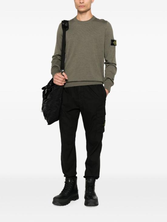 26FW 스톤 아일랜드 라이트 RWS 퓨어 울 크루넥 스웨터 L2S155100071S00C4 V0M5G GREEN - STONE ISLAND