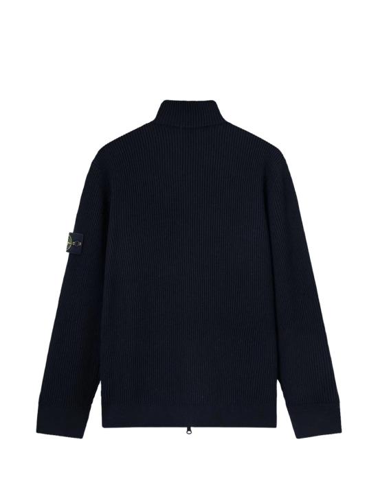 26FW 스톤 아일랜드 와펜패치 버진 울 가디건 L2S155100017S00C2 V0020 BLUE - STONE ISLAND