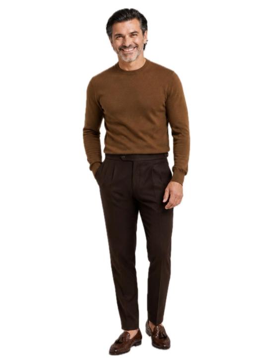 26FW 프랜지스 콜렉션 스웨터 FE6850C 3112 BROWN - FRANZESE COLLECTION