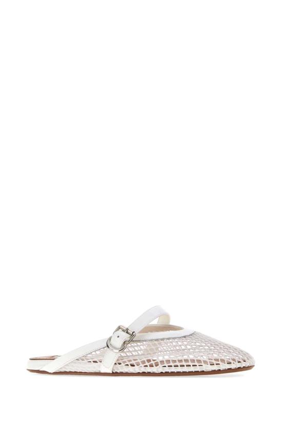 26FW 알라이아 로퍼 AA3A1035A028 010 White - ALAIA