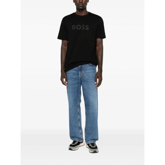26FW 보스 탑 50566504 001 BLACK - BOSS