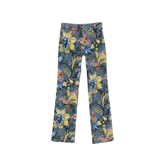 26FW 에트로 데님 팬츠 AK16D WRNB0026 X0883 BLUE YELLOW