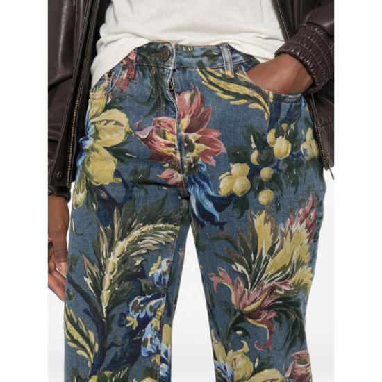 26FW 에트로 데님 팬츠 AK16D WRNB0026 X0883 BLUE YELLOW - ETRO