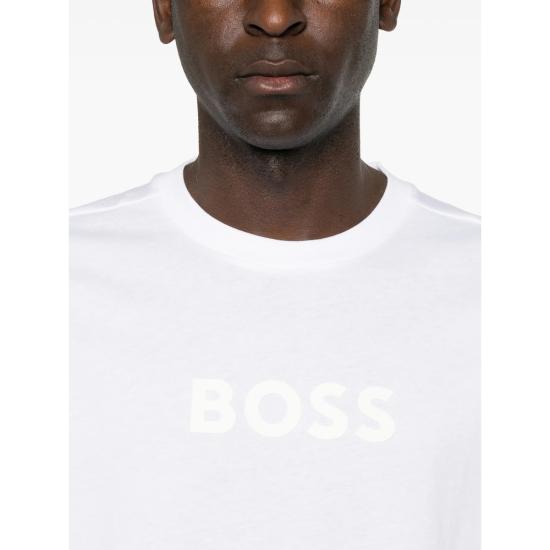 26FW 보스 탑 50553652 101 WHITE - BOSS