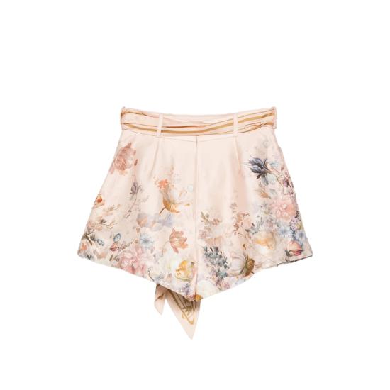 26FW 짐머만 숏팬츠 4257AF261 PEACH NEUTRALS BROWN - ZIMMERMANN