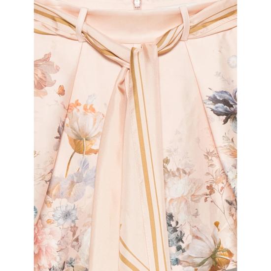 26FW 짐머만 숏팬츠 4257AF261 PEACH NEUTRALS BROWN - ZIMMERMANN