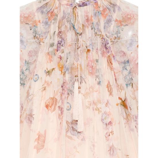 26FW 짐머만 블라우스 0991TF261 PEACH NEUTRALS PINK - ZIMMERMANN