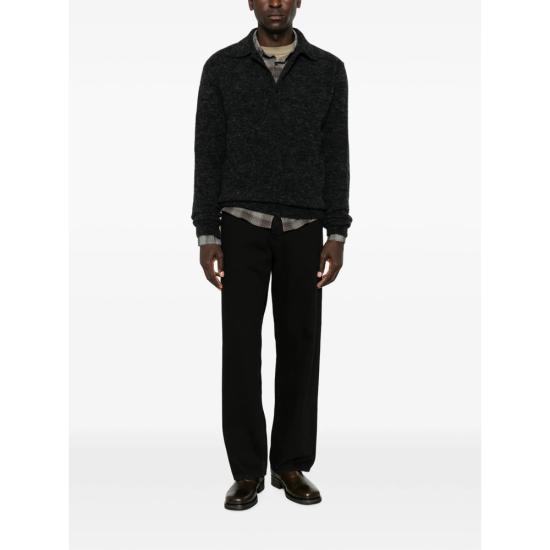 26FW 선플라워 폴로 티셔츠 3074 MOHAIR ANTRA GREY - SUNFLOWER