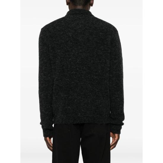 26FW 선플라워 폴로 티셔츠 3074 MOHAIR ANTRA GREY - SUNFLOWER