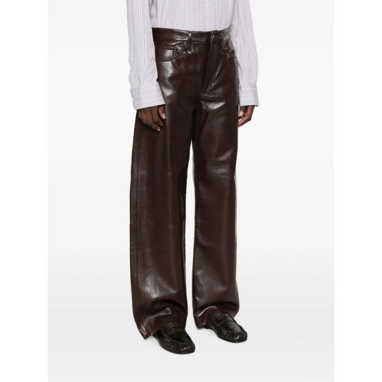 26FW 에이골디 가죽 팬츠 A300 1285 MDER BROWN - AGOLDE