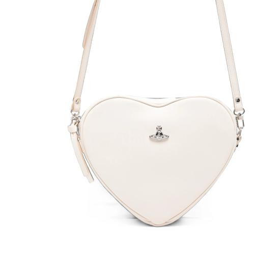 26FW 비비안웨스트우드 벨라 하트 크로스백 5801000OW S0026 A401 WHITE - VIVIENNE WESTWOOD