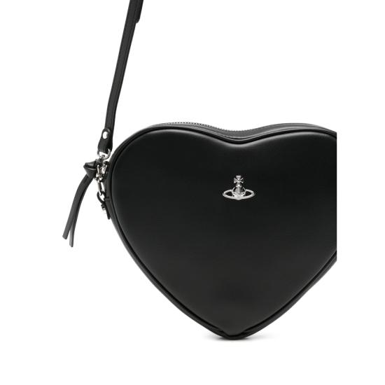 26FW 비비안웨스트우드 벨라 하트 크로스백 5801000OW S0026 N401 BLACK - VIVIENNE WESTWOOD