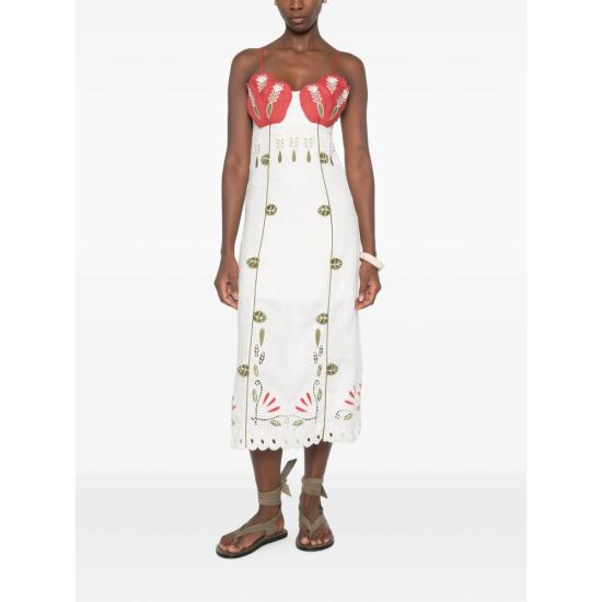 26FW 팜 리오 원피스 355790 L0025 WHITE - FARM RIO