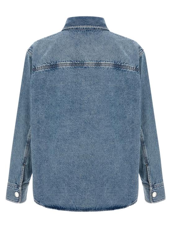 26FW 아미 긴팔 셔츠 UJK918DE0046480 Light Blue - AMI