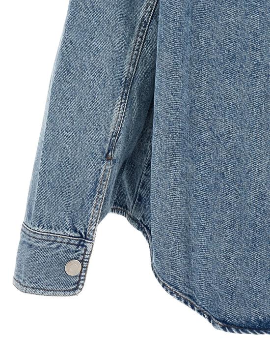 26FW 아미 긴팔 셔츠 UJK918DE0046480 Light Blue - AMI