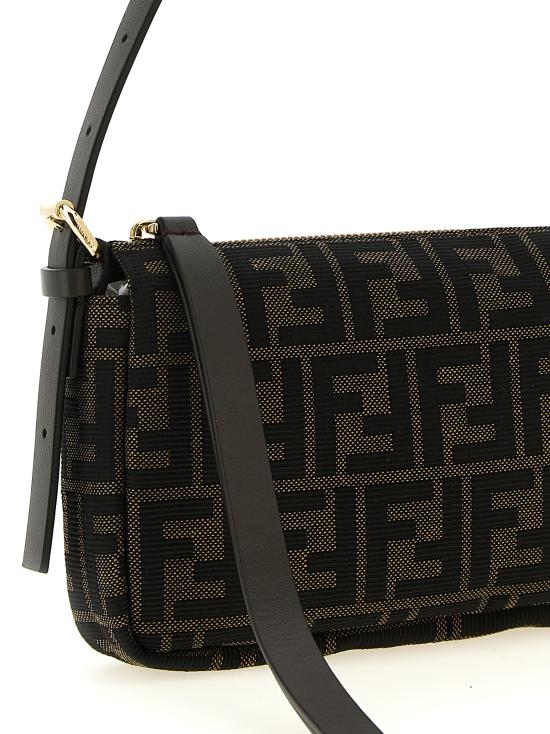 26FW 펜디 FF 자카드 지퍼 탑 스몰 숄더백 8BS123B17AF14YN Multicolor - FENDI