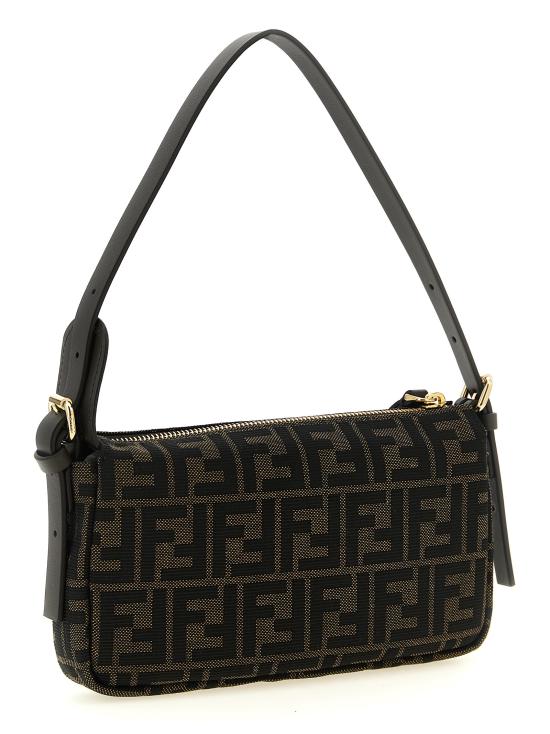26FW 펜디 FF 자카드 지퍼 탑 스몰 숄더백 8BS123B17AF14YN Multicolor - FENDI
