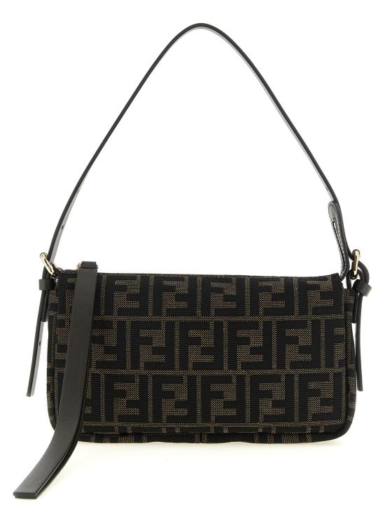 26FW 펜디 FF 자카드 지퍼 탑 스몰 숄더백 8BS123B17AF14YN Multicolor