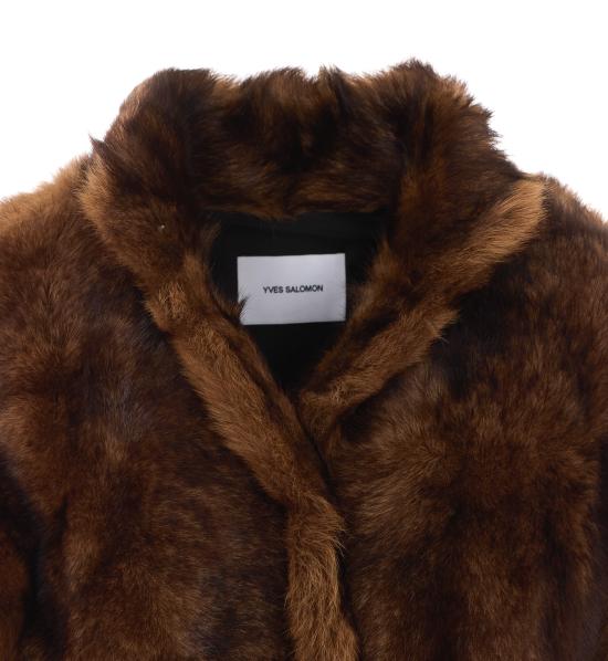 26FW 이브살로몬 무스탕 27WYV61855 TOS1B3321 BROWN - YVES SALOMON