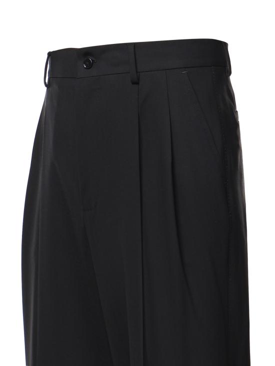 26FW 돌체앤가바나 스트레이트 팬츠 GP16NT FUBG5N0000 BLACK - DOLCE & GABBANA
