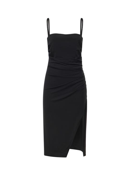 26FW 돌체앤가바나 미디 원피스 F6JMHT FUIBFN0000 BLACK