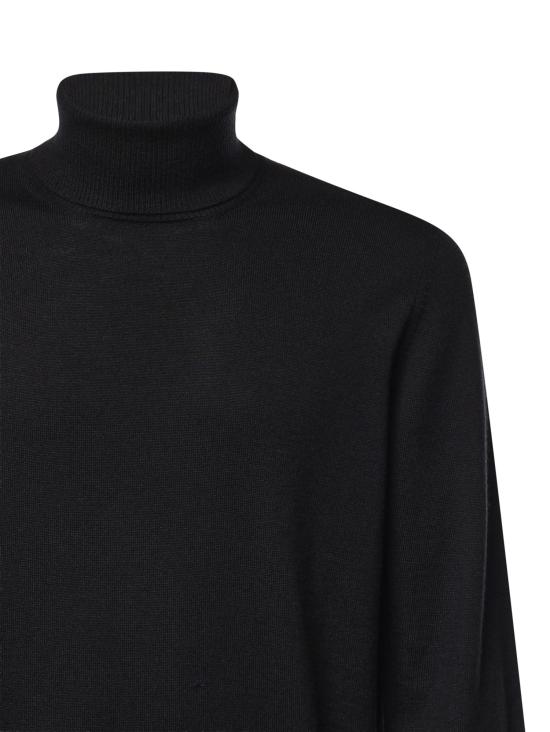 26FW 페이 터틀넥 NMMC1532440CQT B999 BLACK - FAY