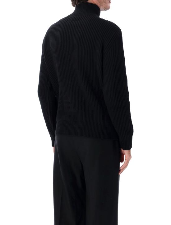 26FW MM6 메종마르지엘라 집업 니트 SH0AM0095M13286 900 NERO - MM6 MAISON MARGIELA