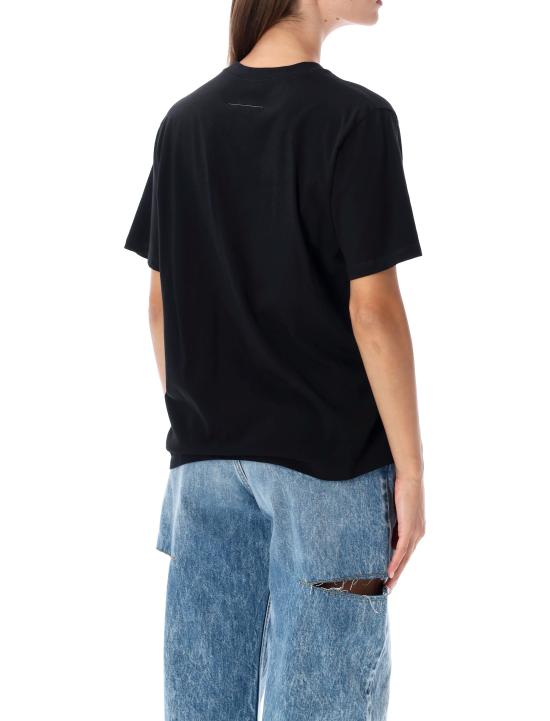 26FW MM6 메종마르지엘라 반팔 티셔츠 S52NF0018M20048 900 NERO - MM6 MAISON MARGIELA