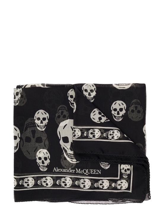 26FW 알렉산더 맥퀸 머플러/스카프 557717 3052Q 1078 BLACK DOM - ALEXANDER MCQUEEN