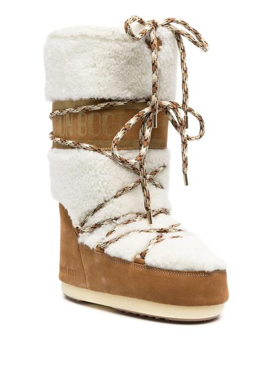 26FW 문부츠 LAB69 아이콘 시어링 부츠 80D1402610 MA03 WHISKY OFF WHITE - MOON BOOT