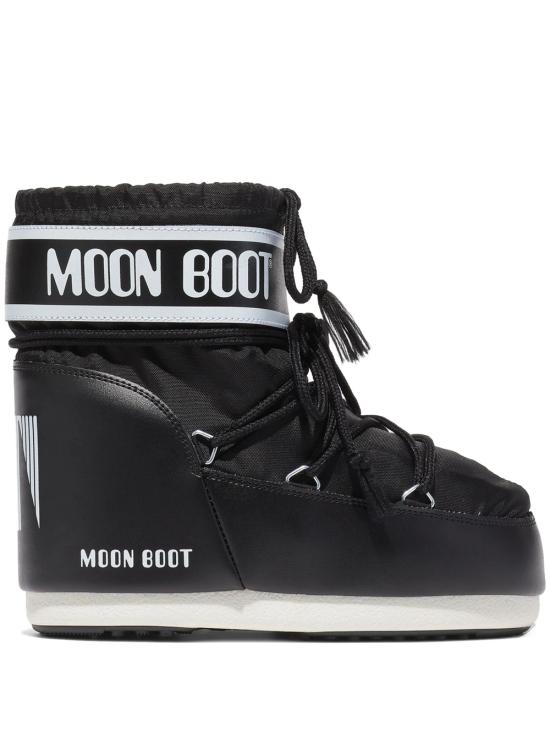 26FW 문부츠 아이콘 나일론 로우 부츠 80D1409340 N001 BLACK