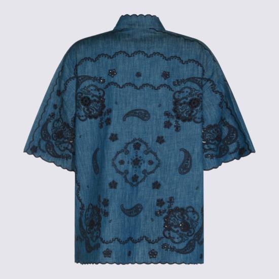 26FW 짐머만 탑 8360TSS261RWBLU Blue - ZIMMERMANN