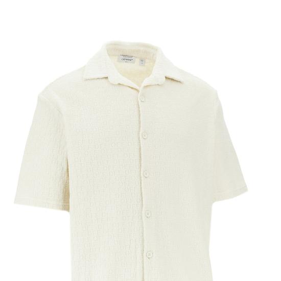 26SS 오프화이트 반팔 셔츠 44MGG013C99JER001 White - OFF WHITE