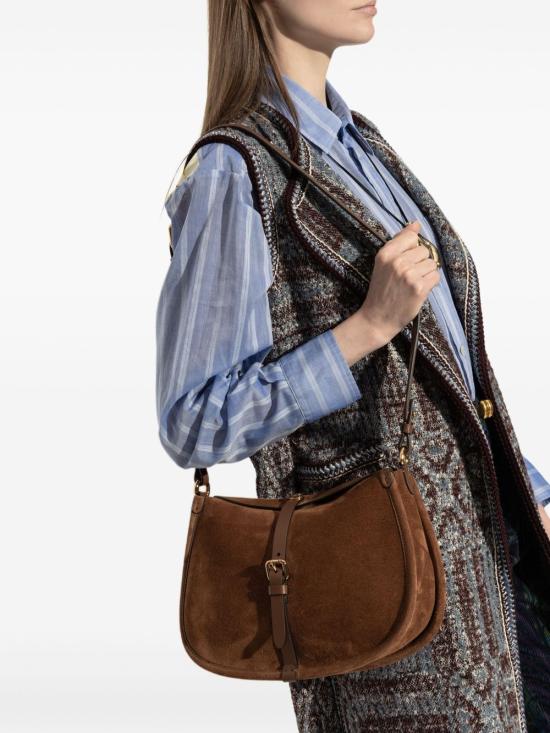 26FW 에트로 미디엄 스웨이드 포니 백 WP1C0019AP341 M0453 Sand - ETRO