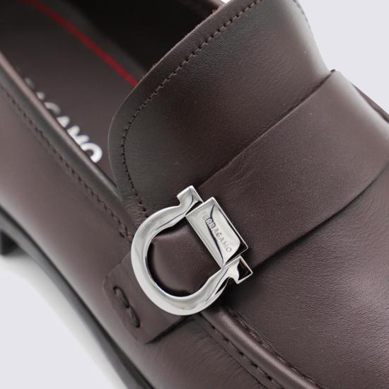 26FW 살바토레 페라가모 간치니 레더 로퍼 774252027963006 Brown - SALVATORE FERRAGAMO