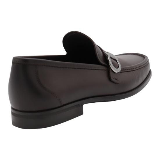 26FW 살바토레 페라가모 간치니 레더 로퍼 774252027963006 Brown - SALVATORE FERRAGAMO