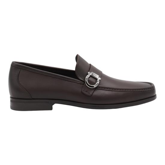 26FW 살바토레 페라가모 간치니 레더 로퍼 774252027963006 Brown