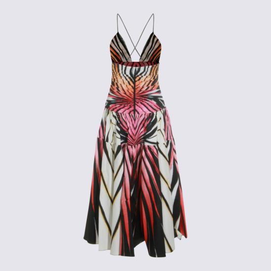 26FW 로베르토 카발리 롱 원피스 XKT1303AM3301510 Multicolor - ROBERTO CAVALLI