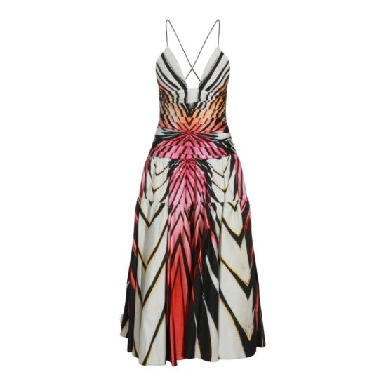 26FW 로베르토 카발리 롱 원피스 XKT1303AM3301510 Multicolor