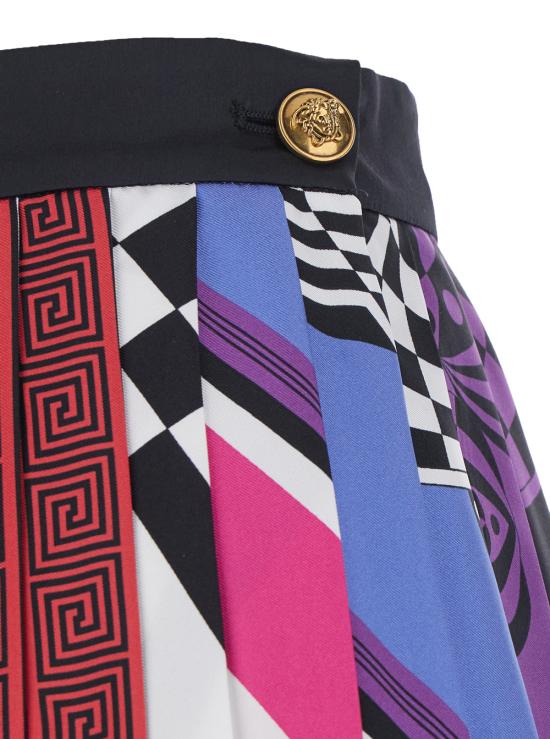 26FW 베르사체 미디 스커트 10008291A192885X000 Multicolor - VERSACE