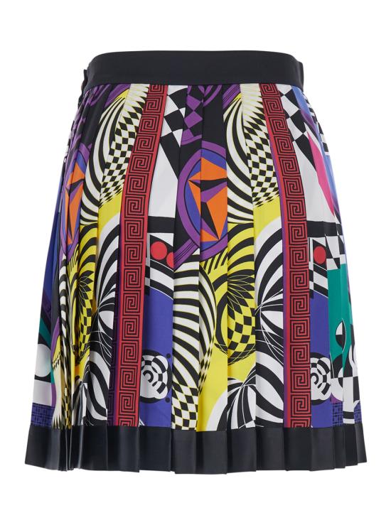 26FW 베르사체 미디 스커트 10008291A192885X000 Multicolor