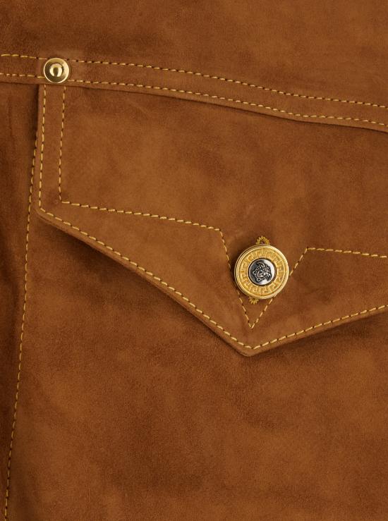 26FW 베르사체 무스탕 10253901A183801NN90 Brown - VERSACE