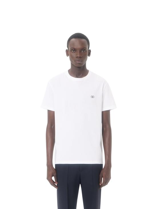 26FW 발렌티노 가라바니 반팔 티셔츠 VMG10VBMM 0BO WHITE - VALENTINO GARAVANI